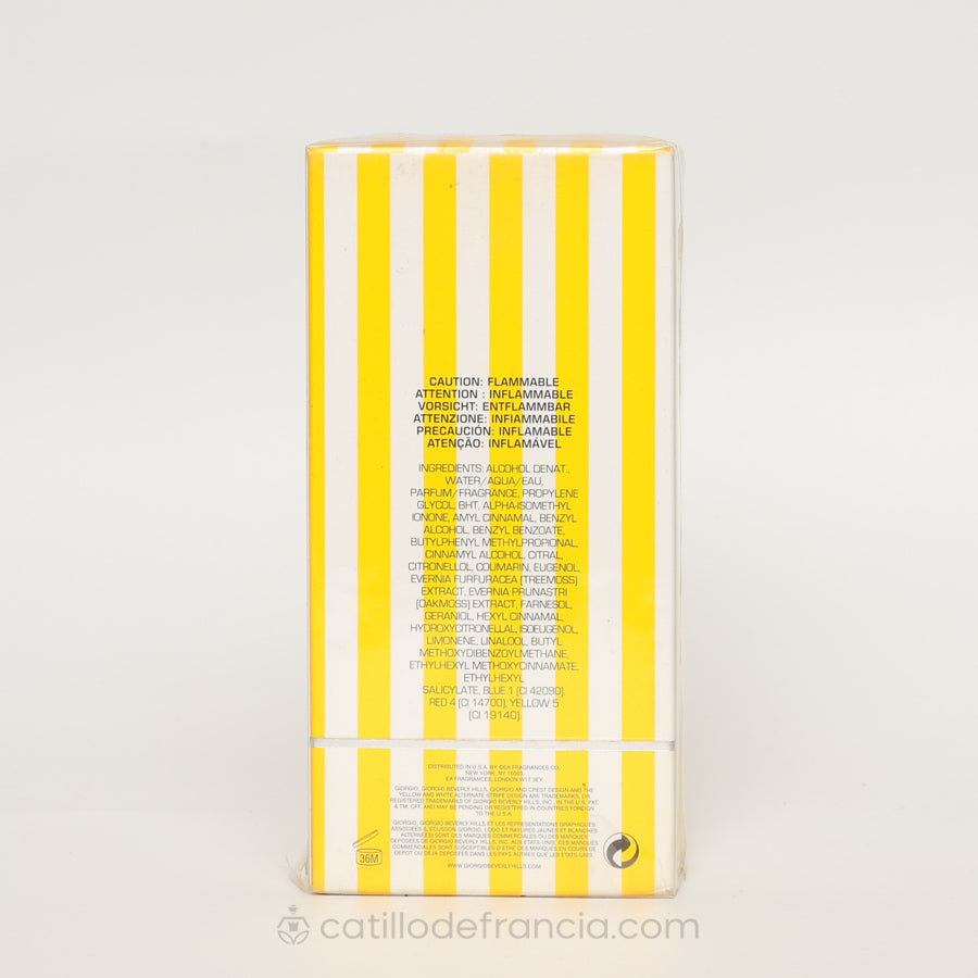 YELLOW GIORGIO POUR HOMME BY BEVERLY HILLS TOILETTE HOMBRE 118ML - Perfumería Castillo de Francia