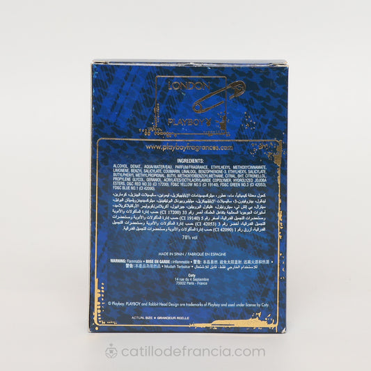 PLAYBOY LONDON BY PLAYBOY EAU DE TOILETTE HOMBRE 100ML - Perfumería Castillo de Francia