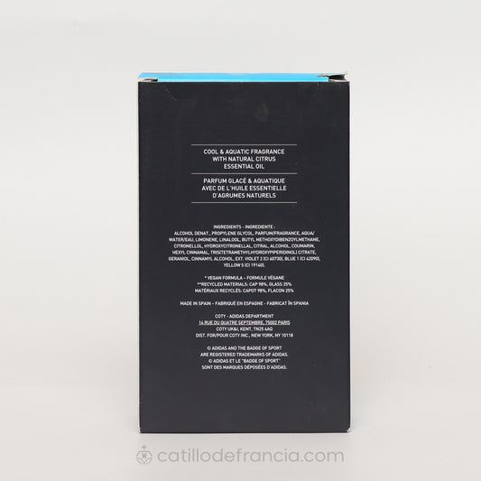 ADIDAS ICE DIVE BY COTY EAU DE TOILETTE HOMBRE 100ML - Perfumería Castillo de Francia