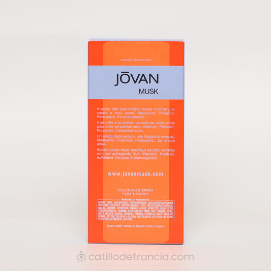 Jovan Musk By Coty Eau De Colonia Hombre 88ml