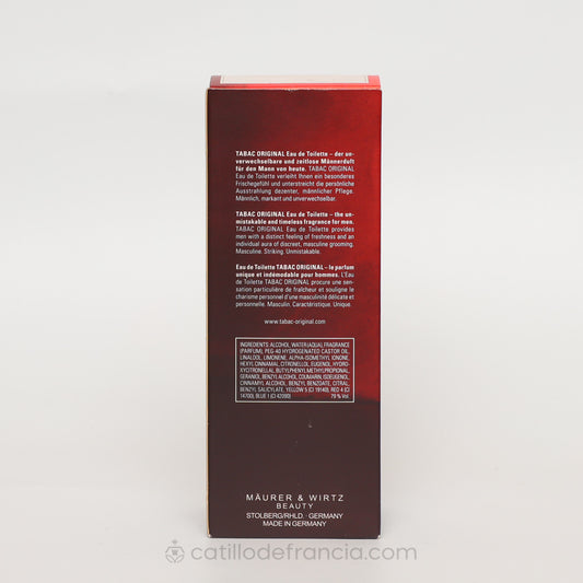 TABAC ORIGINAL BY TABAC TOILETTE HOMBRE 100ML - Perfumería Castillo de Francia
