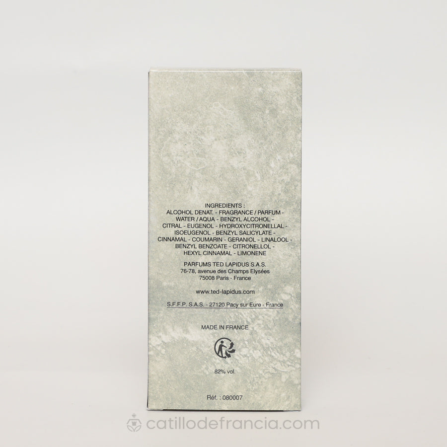 LAPIDUS POUR HOMME BY TED LAPIDUS EAU DE PARFUM HOMBRE 100ML - Perfumería Castillo de Francia