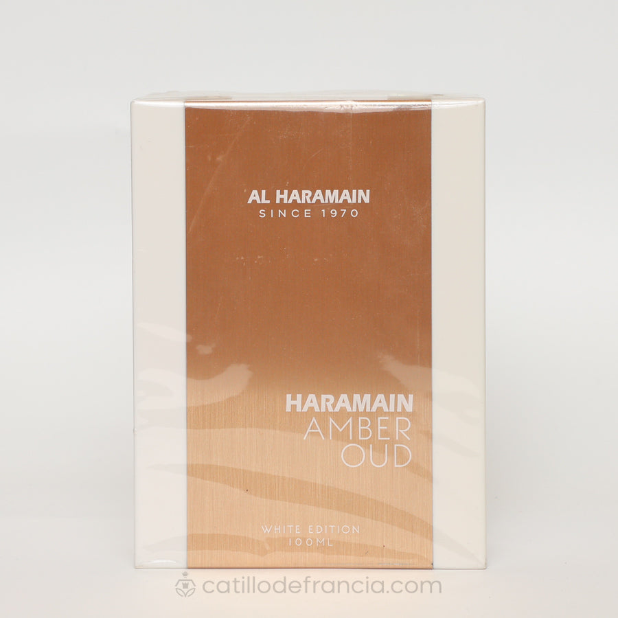 AMBER OUD WHITE EDITION BY AL HARAMAIN  EUP UNISEX 100ML - Perfumería Castillo de Francia