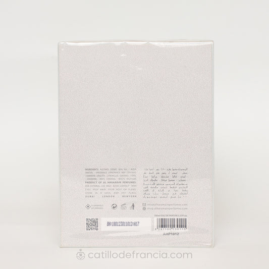 AMBER OUD WHITE EDITION BY AL HARAMAIN EUP UNISEX 100ML - Perfumería Castillo de Francia