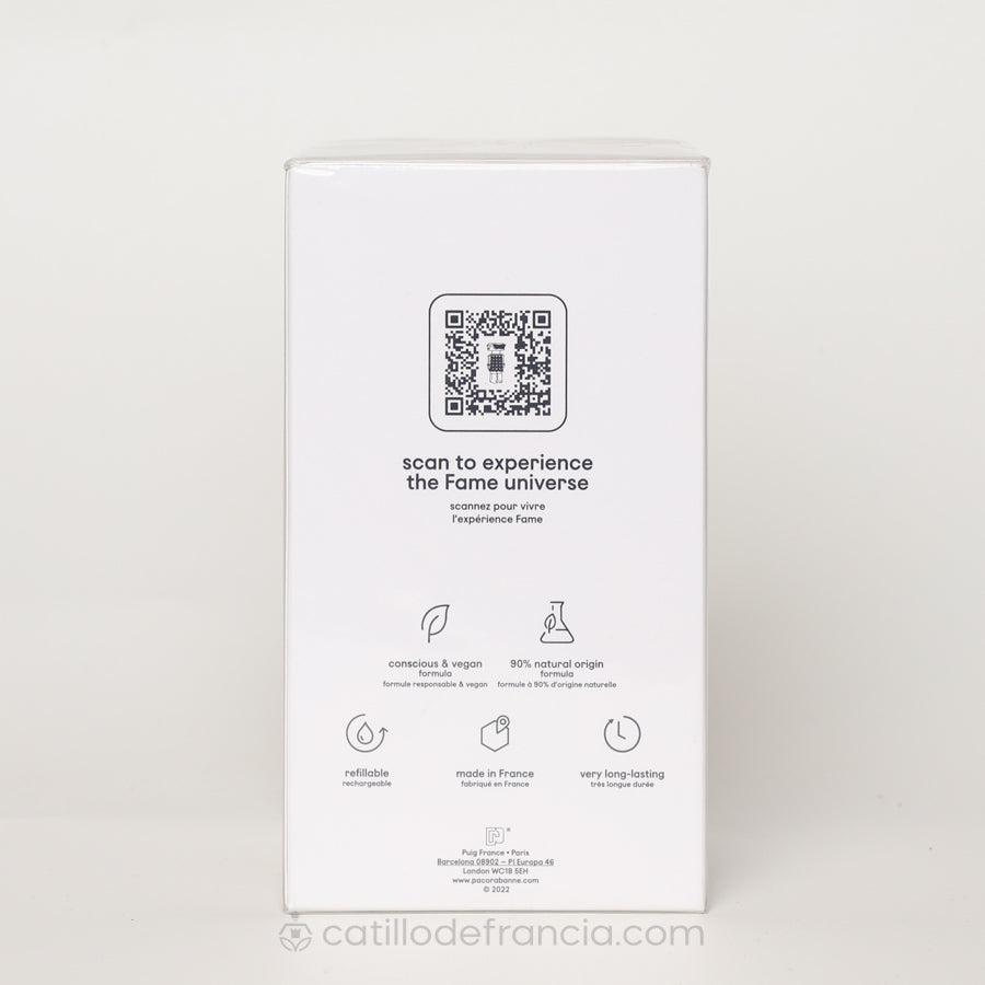 FAME BY PACO RABANNE EAU DE PARFUM 75ML - Perfumería Castillo de Francia