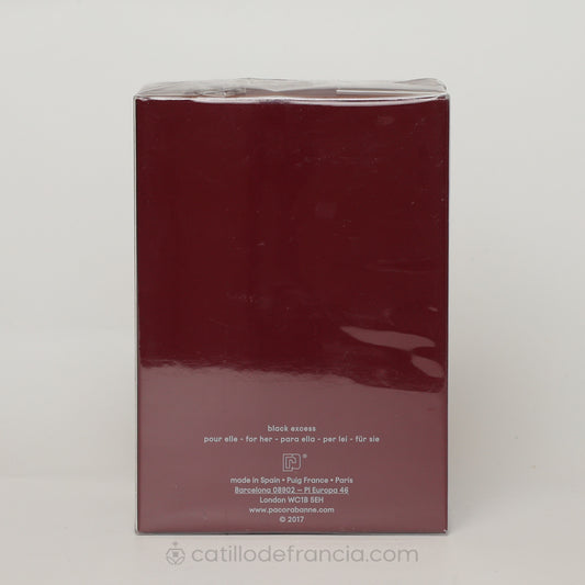 BLACK XS BY PACO RABANNE EAU-DE-PARFUM-MUJER 80ML - Perfumería Castillo de Francia