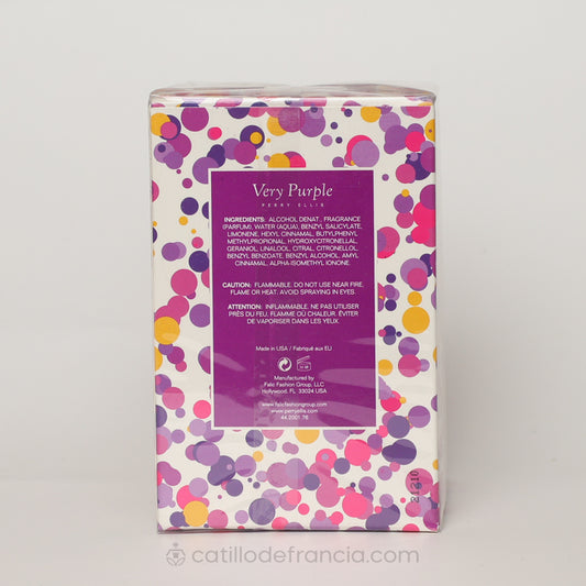 VERY PURPLE BY PERRY ELLIS EAU DE PARFUM MUJER 100ML - Perfumería Castillo de Francia