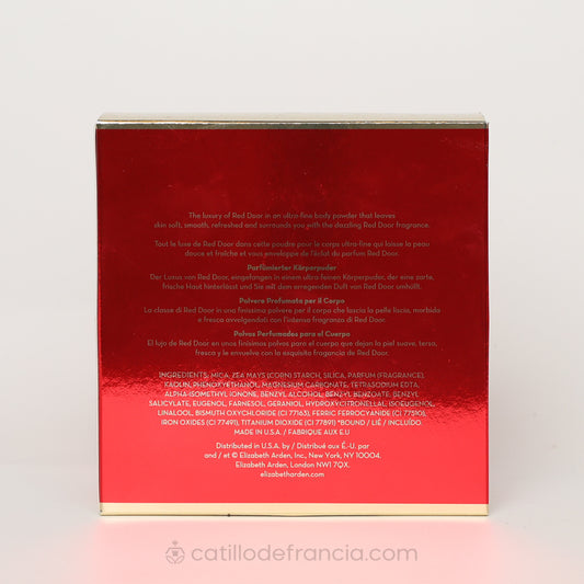 TALQUERA RED DOOR BY ELIZABETH ARDEN MUJER 75G - Perfumería Castillo de Francia