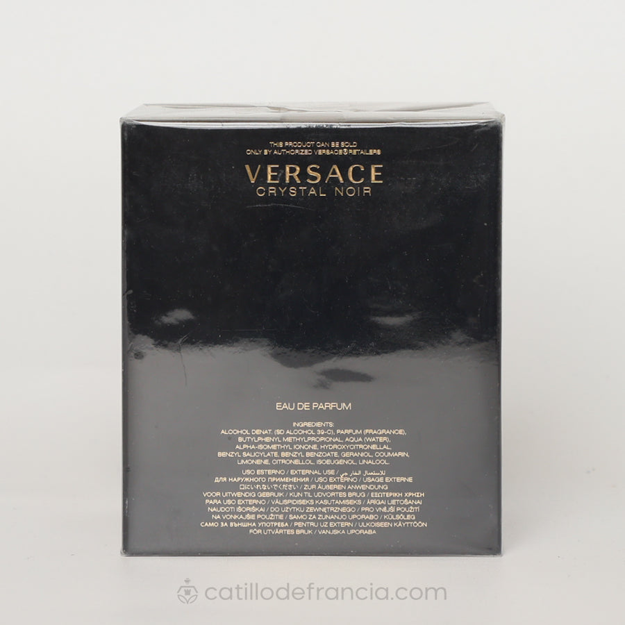 CRYSTAL NOIR BY VERSACE EAU DE PARFUM MUJER 90ML - Perfumería Castillo de Francia