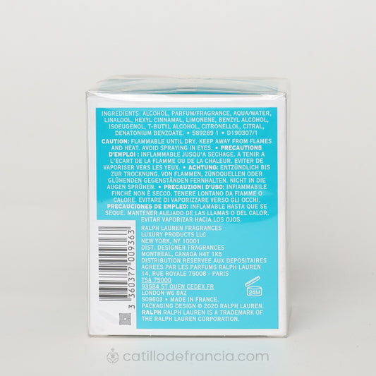 RALPH BY RALPH LAUREN EAU DE TOILETTE MUJER 100ML - Perfumería Castillo de Francia