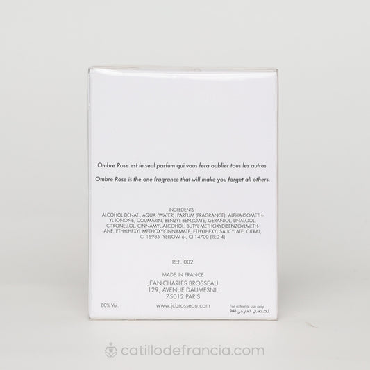 Ombre Rose By Jean Charles Brosseau Eau de Toilette Mujer 50ml