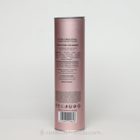 CUBA VICTORY BY PARFUM DE CHARMS EAU DE PARFUM MUJER 100ML - Perfumería Castillo de Francia