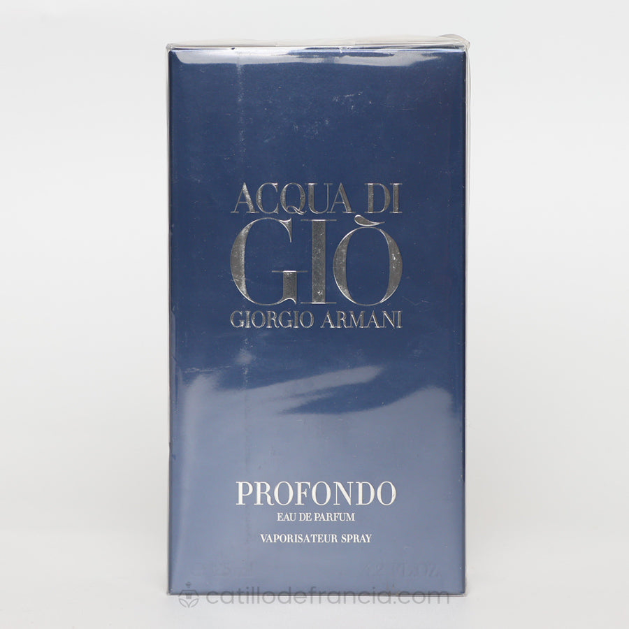 ACQUA DI GIO PROFONDO BY GIORGIO ARMANI EAU DE PARFUM HOMBRE 125ML - Perfumería Castillo de Francia
