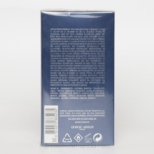 ACQUA DI GIO PROFONDO BY GIORGIO ARMANI EAU DE PARFUM HOMBRE 125ML - Perfumería Castillo de Francia