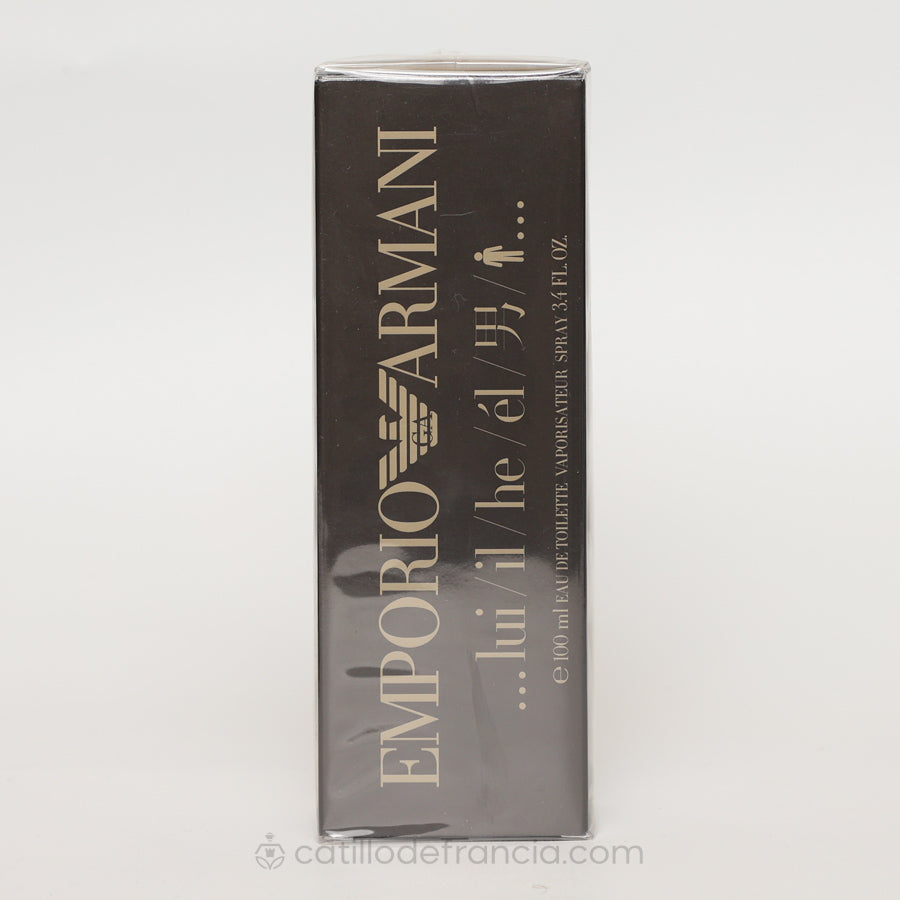 EMPORIO ARMANI BY GIORGIO ARMANI EAU DE TOILETTE HOMBRE 100ML - Perfumería Castillo de Francia