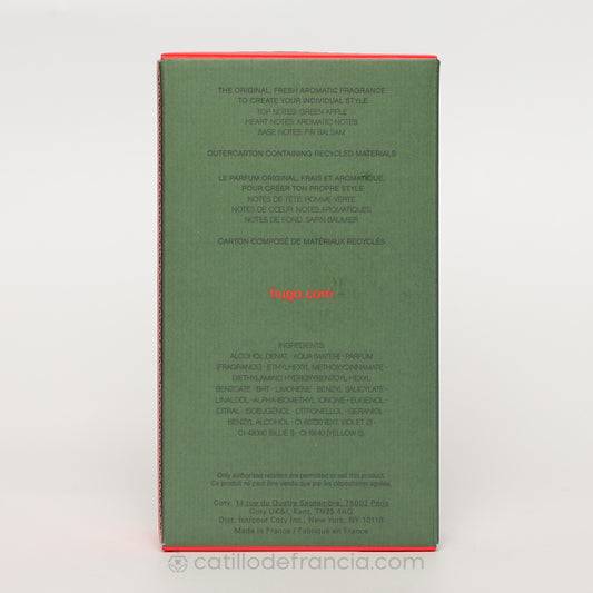 HUGO TRADICIONAL BY HUGO BOSS EAU DE TOILETTE HOMBRE 125ML - Perfumería Castillo de Francia