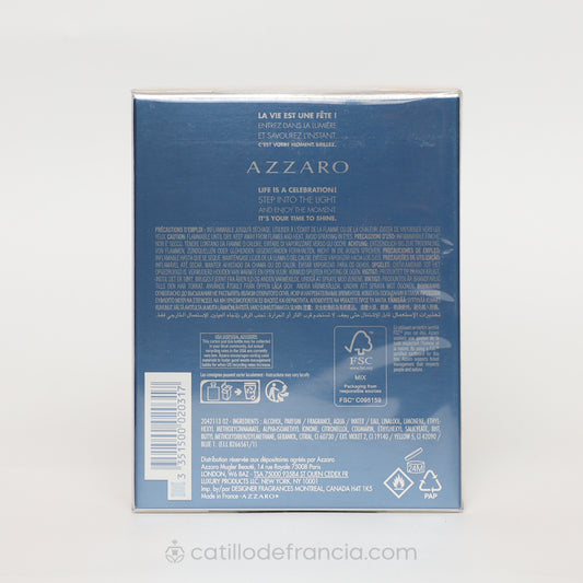 CHROME UNITED BY BY AZZARO HOMBRE EAU DE TOILETTE 100ML - Perfumería Castillo de Francia