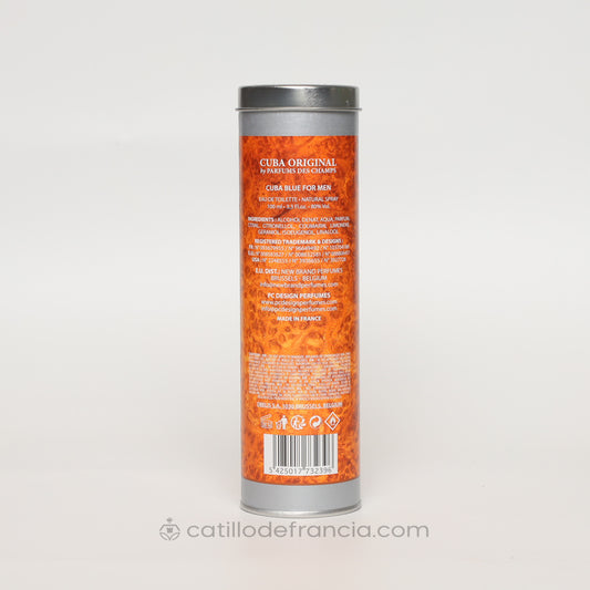CUBA BLUE BY PARFUMS DES CHAMPS EAU DE TOILETTE HOMBRE 100ML - Perfumería Castillo de Francia