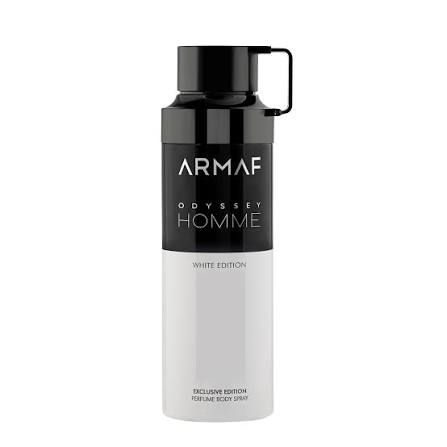 Armaf Odyssey Homme White Edition Body Spray Hombre 200ml
