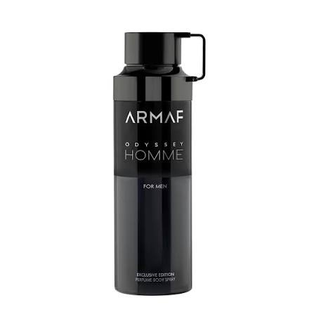 Armaf Odyssey Homme Black Body Spray Hombre 200ml