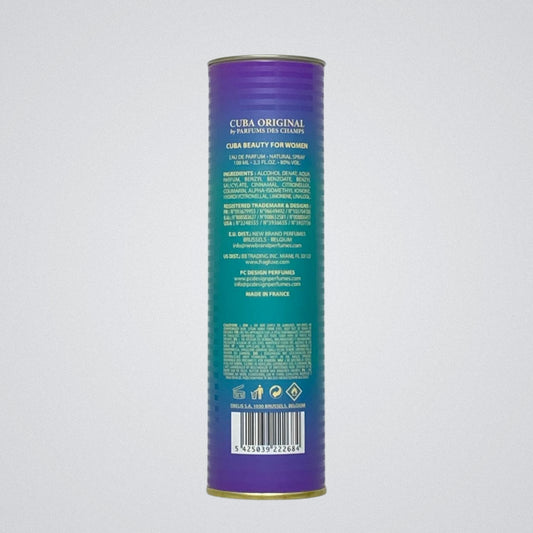 Cuba Beauty by Parfums Des Champs Eau de Parfum Mujer, Presentación de 100ml, Original con envío gratis en México.