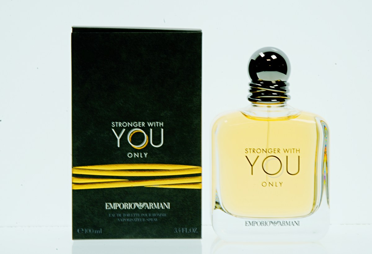 EMPORIO ARMANI STRONGER WITH YOU ONLY BY GIORGIO ARMANI EAU DE TOILETTE HOMBRE 100ML - Perfumería Castillo de Francia