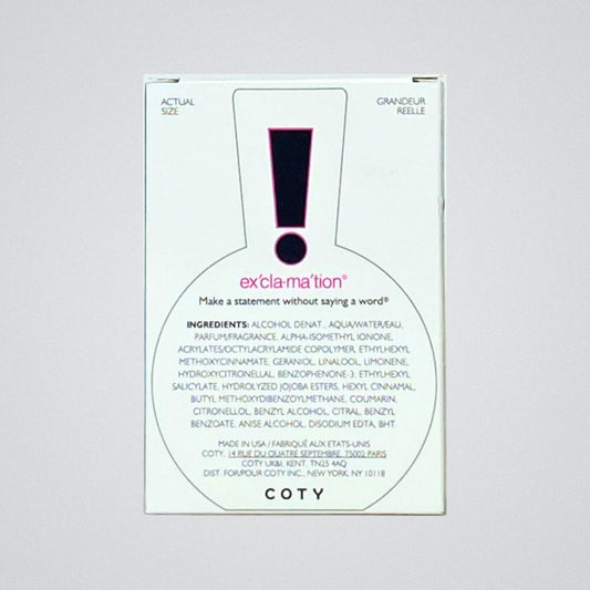 Exclamation by Coty Eau de Colonia Mujer, Presentación de 50ml, Original con envío gratis en México.