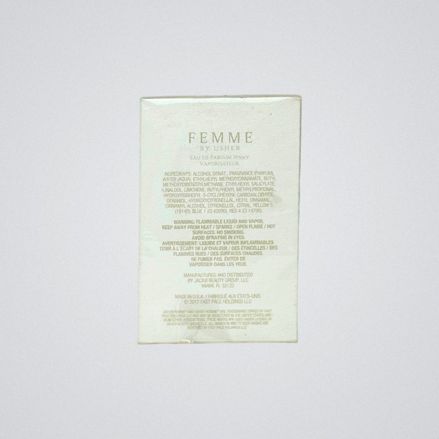 Femme By Usher Raymond Eau De Parfum Mujer, Presentación de 67ml, Original con envío gratis en México.