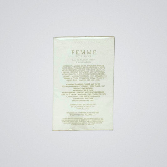 Femme By Usher Raymond Eau De Parfum Mujer, Presentación de 67ml, Original con envío gratis en México.