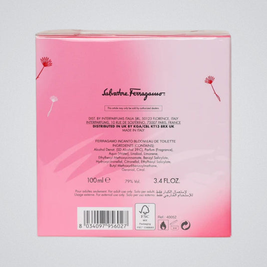Incanto Bloom by Salvatore Ferragamo Eau de Parfum Mujer, Presentación de 100ml, Original con envío gratis en México.