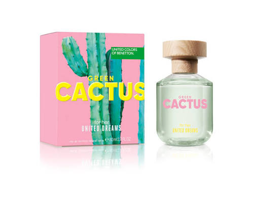 United Colors of Benetton United Dreams Green Cactus Eau de Toilette Mujer 80ml