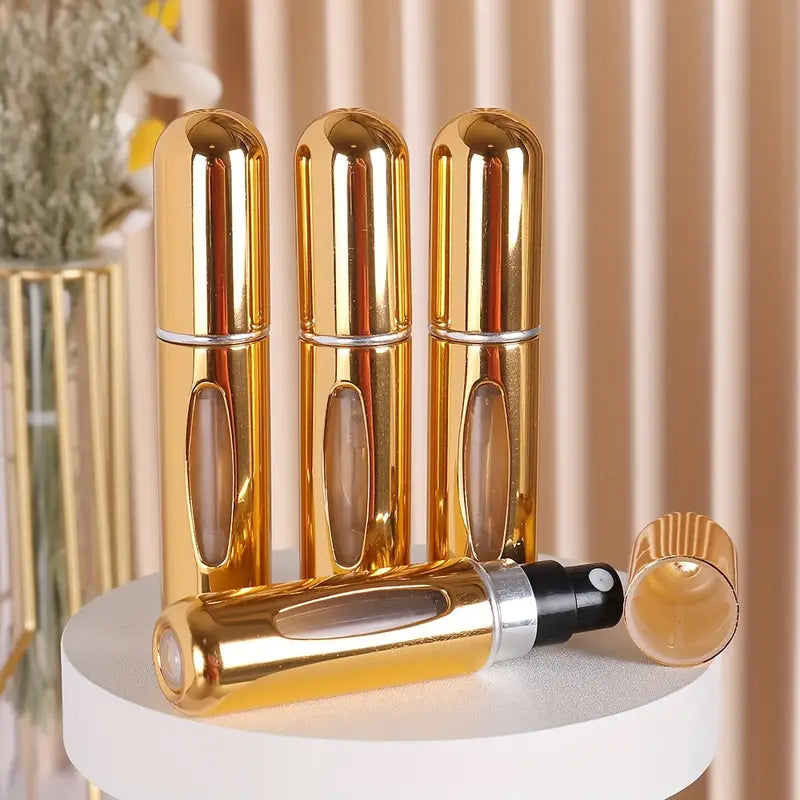 Rellenador de Perfume de Bolsillo 5ml Color Dorado Metalico - Perfumería Castillo de Francia