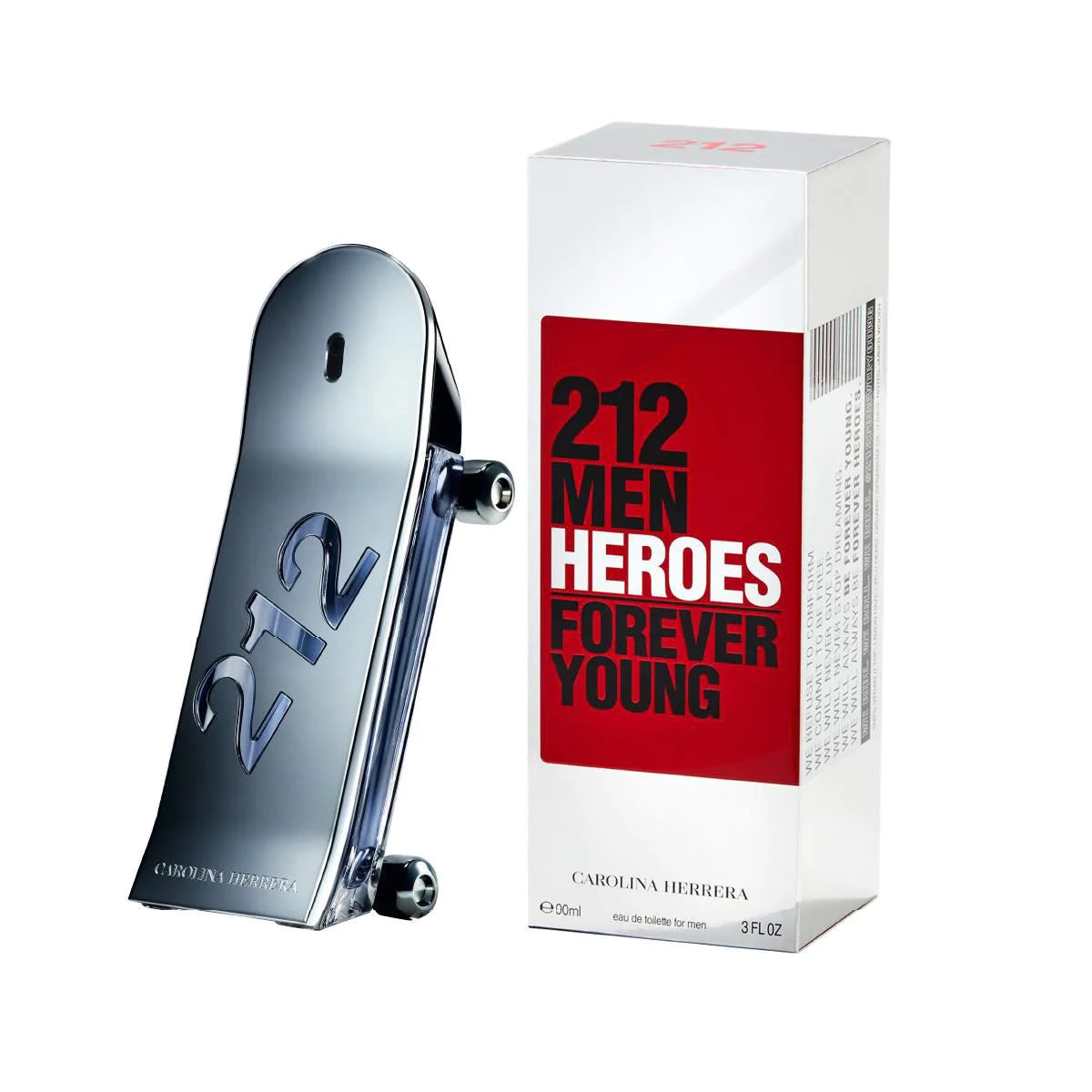 212 Men Heroes Forever Young Carolina Herrera.