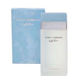 LIGHT BLUE BY DOLCE & GABBANA EAU DE TOILETTE MUJER 200ML - Perfumería Castillo de Francia