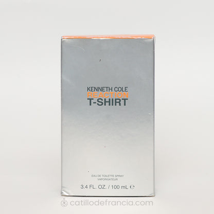 REACTION T-SHIRT BY KENNETH COLE EAU DE TOILETTE HOMBRE 100ML - Perfumería Castillo de Francia