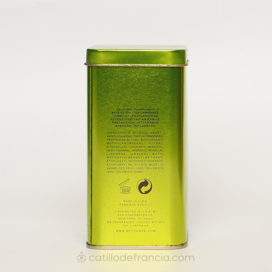 CURVE TRADICIOANAL BY LIZ CLAIBORNE EAU DE COLONIA HOMBRE 125ML - Perfumería Castillo de Francia
