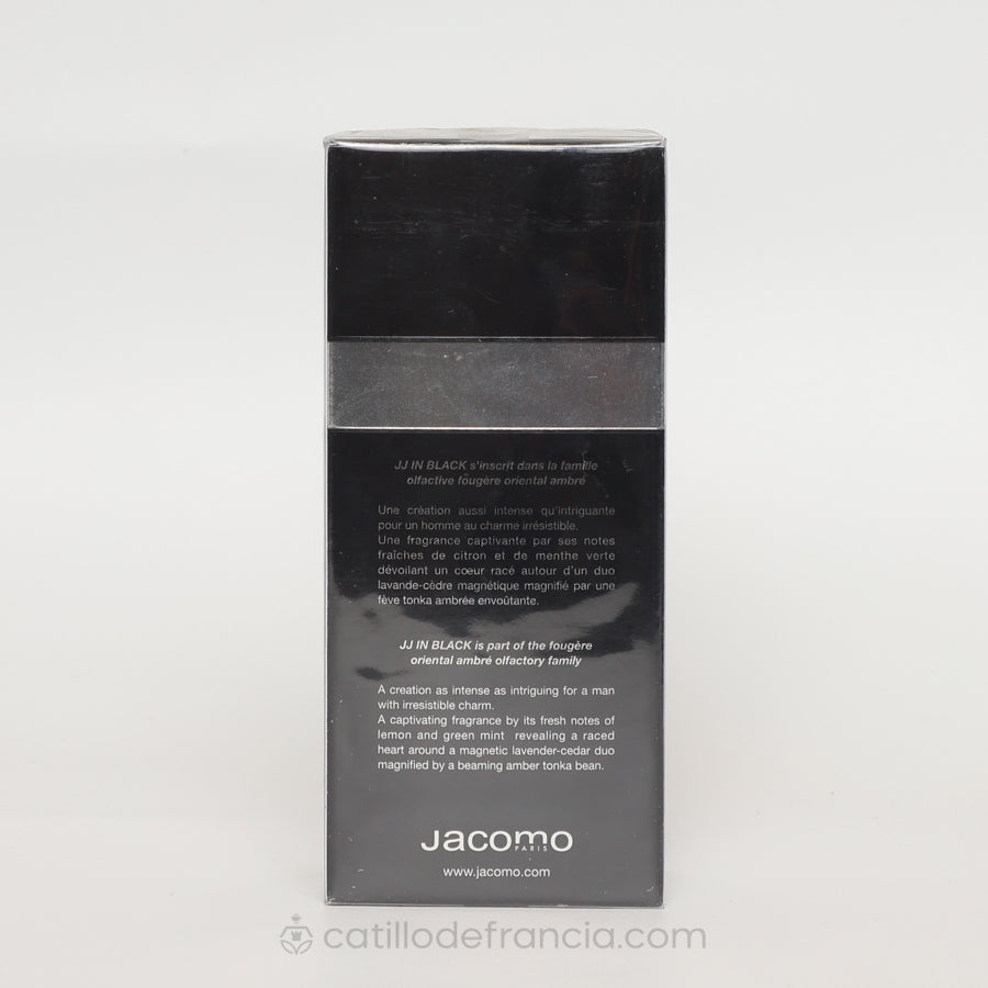 JACOMO DE JACOMO IN BLACK BY JACOMO EAU DE TOILETTE HOMBRE 100ML - Perfumería Castillo de Francia