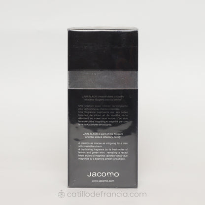 JACOMO DE JACOMO IN BLACK BY JACOMO EAU DE TOILETTE HOMBRE 100ML - Perfumería Castillo de Francia