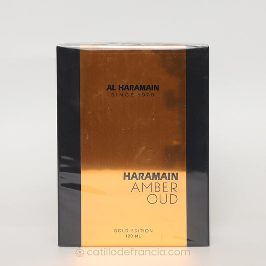 AL HARAMAIN AMBER OUD GOLD BY AL HARAMAIN EAU DE PARFUM UNISEX 120ml - Perfumería Castillo de Francia