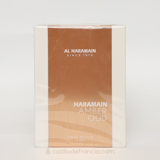 AMBER OUD WHITE EDITION BY AL HARAMAIN  EUP UNISEX 100ML - Perfumería Castillo de Francia