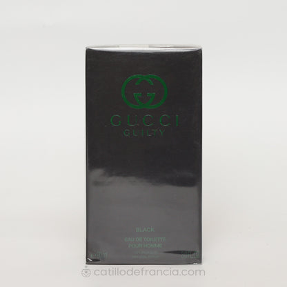 GUCCI GUILTY BLACK BY GUCCI EAU DE TOILETTE HOMBRE 90ML - Perfumería Castillo de Francia
