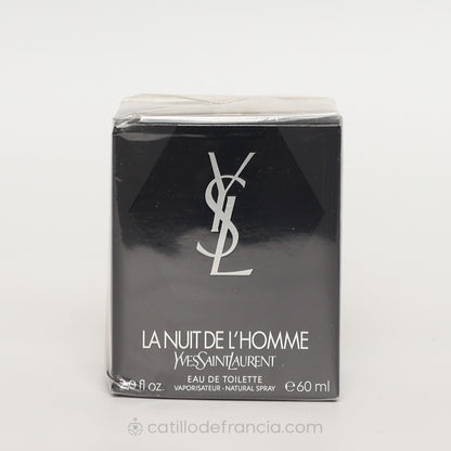 YSL LA NUIT DEL HOMME BY YVES SAINT LAURENT TOILETTE HOMBRE 60ML - Perfumería Castillo de Francia