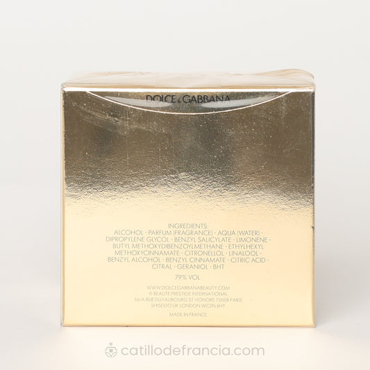 THE ONE GOLD BY DOLCE&GABBANA  EAU DE PARFUM MUJER 75ML - Perfumería Castillo de Francia