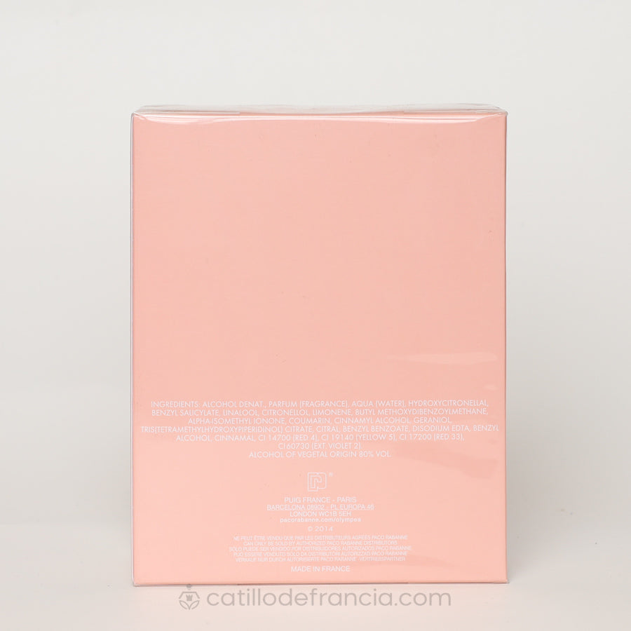 OLYMPEA BY PACO RABANNE  EAU DE PARFUM MUJER 80ML - Perfumería Castillo de Francia