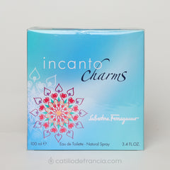 INCANTO CHARMS BY SALVATORE FERRAGAMO EAU DE TOILETTE MUJER 100ML - Perfumería Castillo de Francia