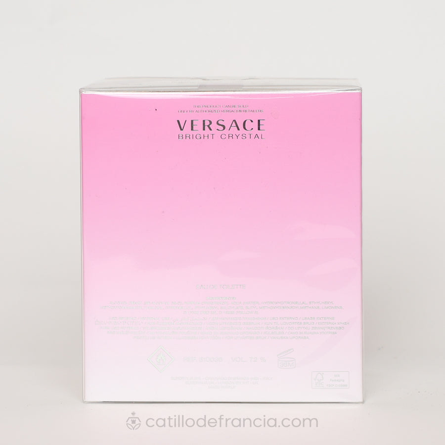 BRIGHT CRISTAL BY VERSACE EAU DE TOILETTE MUJER 200ML - Perfumería Castillo de Francia