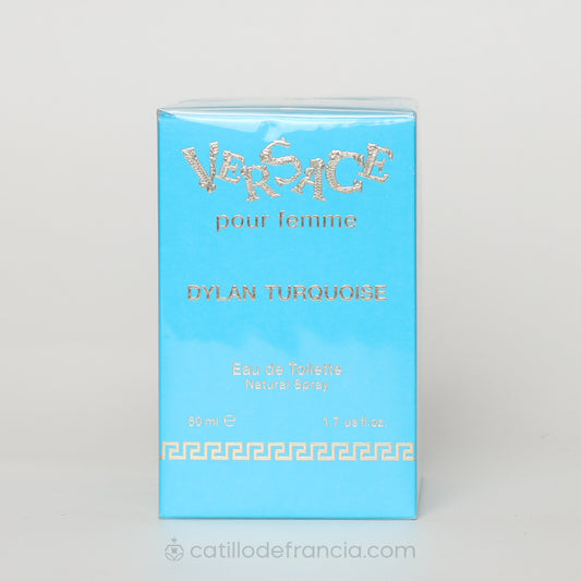 VERSACE DYLAN TURQUOISE BY VERSACE TOILETTE MUJER 50ML - Perfumería Castillo de Francia