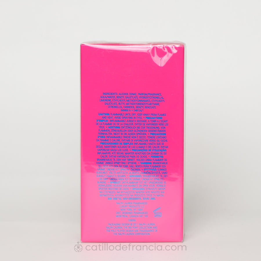 BIG PONY COLLECTION #2 BY RALPH  LAUREN EAU DE TOILLETTE MUJER 100ML - Perfumería Castillo de Francia