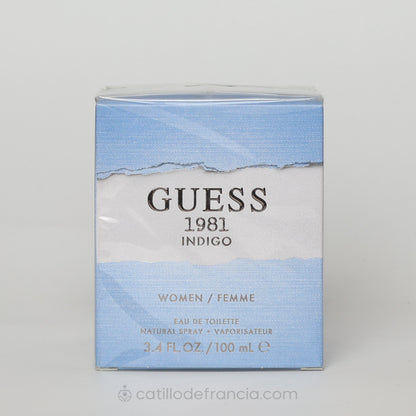 GUESS 1981 INDIGO BY GUESS EAU DE TOILETTE MUJER 100ML - Perfumería Castillo de Francia