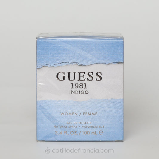 GUESS 1981 INDIGO BY GUESS EAU DE TOILETTE MUJER 100ML - Perfumería Castillo de Francia